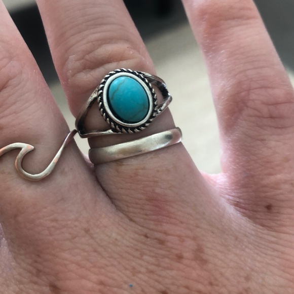 Silver & Turquoise Ring 🌺 - Picture 2 of 2